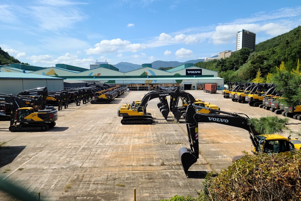 Commercial equipment in an industrial setting